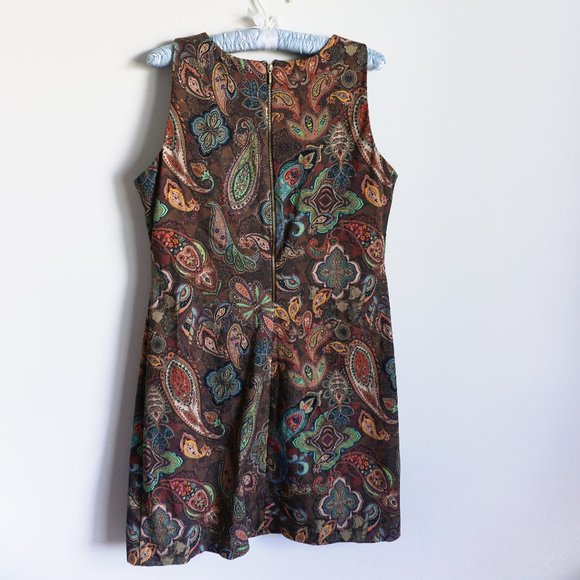 DESIGUAL Dress Sleeveless Jeans Paisley Cartoon - Picture 4 of 5